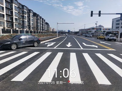 青岛道路划线